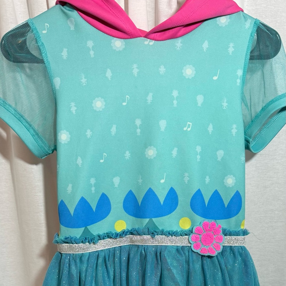 Trolls Poppy Dress Girls Size 10
